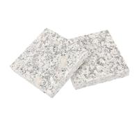 Homoyoyo Tapis De Refroidissement en Pierre pour Hamster - 2 Pièces - Lit De Glace Froid 9x9cm Idéal pour Animaux De Compagnie en Été Plaque Marbre Fraîche pour Confort Optimal