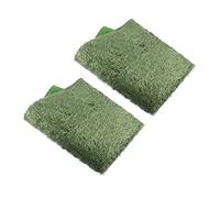 Homoyoyo Tapis pour Reptiles en Mousse Synthétique Imperméable Et 40x25 Cm, Lot De 2 Tapis pour Tortue Et Lézard, Substrat pour Terrarium pour Habitat Humide d'animaux Exotiques
