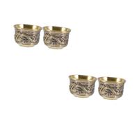 Homoyoyo Tasse à Thé Chinoise Rétro En Alliage De Zinc Avec Motif De Dragon - Pour Décoration De Bureau Et Collection - Taille Pour Déguster Vos Infusions