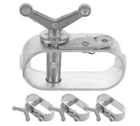 Homoyoyo Tendeur de Câble en Acier Robuste 4 Pièces, Outil Manuel de Serrage et Traction pour Serrage, Clôture et Usage Industriel, Mini Treuil Pratique pour Fixation et Tension Fiable