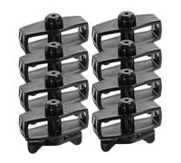 Homoyoyo Tendeur de Fil en Plastique Noir Portable Lot de 8 Pièces Tendeur Robuste pour Câble de Clôture Électrique et Jardin Outil Pratique pour Tension et Maintien Sécurisé des