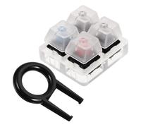Homoyoyo Testeur De Mécanique avec Base Acrylique Outil Évaluation des Keycaps Cherry Et Interrupteurs Couleurs Aléatoires