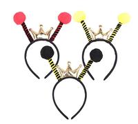 Homoyoyo -tête Abeille Antenne Pour Enfants - Accessoire De Fête Avec Pompons Idéal Pour Halloween Et Déguisements Style Maya L'Abeille
