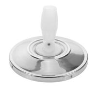 Homoyoyo Tête de Rechange pour Serpillère Rotative Acier Inoxydable Base Ronde pour Nettoyage Carrelage et Sols Bois Accessoire Entretien Maison Polyvalent