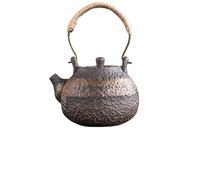 Homoyoyo Théière en Céramique Vintage 220 Ml Théière Maison Artisanale en Terre Cuite Infuseur Intégré et Noir Service à Thé Pratique Cuisine