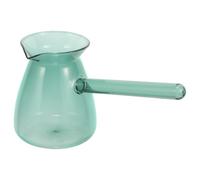 Homoyoyo Théière en Verre Borosilicaté 450ml avec Poignée Latérale Ergonomique, Pichet à Café Transparent Résistant la Chaleur, Distributeur de Café Domestique pour Maison, Restaurant