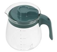 Homoyoyo Théière en Verre Grosse Capacité 1700 Ml Résistante à Haute Température Carafe à Jus Transparente pour Maison et Boissons Froides Facile à Nettoyer