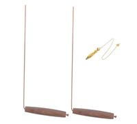 Homoyoyo Tiges de Radiesthésie Cuivre de Détection et Objets Enfouis Outils de Géomancie Recherche Eau Design Compact et Durable Cuivre Pur