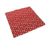 Homoyoyo Tissu Emballage Japonais Carré Motif Blossoms Rouge Réutilisable pour Cadeaux Bento Boîtes à Lunch Écologique et Décoratif