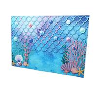 Homoyoyo Toile de Fond Unique pour Photo sous-Marin Texture Écailles de Poisson Polyvalente pour Les Fêtes Les Photomatons Et Les Présentoirs