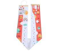 Homoyoyo Toise Murale pour Garçon et Filles en Bois et Toile Règle de Mesure Hauteur Imprimé Girafe Rose Tableau de Croissance Décoratif pour Chambre Bébé Accessoire Photo Pratique