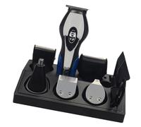 Homoyoyo Tondeuse Barbe Cheveux Multifonction USB Rechargeable Kit Complet Homme avec Rasoir Nez et Coupe Cheveux Acier Inoxydable sans Fil Facile à Utiliser