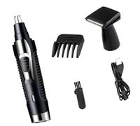 Homoyoyo Tondeuse Électrique Pour Poils De Nez Et Barbe Multifonction Compacte En Acier Inoxydable Rechargeable Pour Hommes Usage Personnel Huile D'entretien Et Mode D’emploi