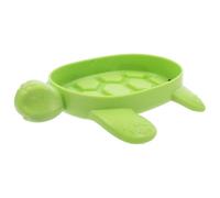 Homoyoyo Tortue en PP Vert Porte-savonnette, Boîte à Savonnette Couvercle, Compact et Portable, Trous de Drainage, pour Savonnette Liquide et Éponges, Maison, Garçon et Filles, Petits