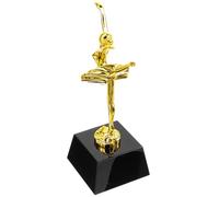Homoyoyo Trophée de Danse Décoratif en Métal Argenté 20 Cm Coupe Trophée Dansante pour Adolescents Récompense Ballet et Yoga Ornement pour Concours et Événements Sportifs