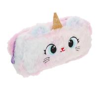 Homoyoyo Trousse à Crayons Mignonne Peluche Licorne Étui Rayures Multi Usage pour Stylos Crayons et Accessoires Scolaires pour Garçon Fille et Activités Artistiques