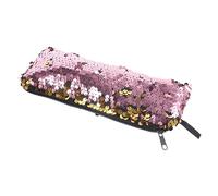 Homoyoyo Trousse Maquillage Voyage Zippée Pochette Cosmétiques Compacte Sac Rangement Femmes Paillettes Toilette Voyage Essentiels