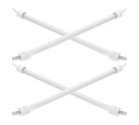 Homoyoyo Tube Chauffant en Quartz Céramique 27 Cm - 4 Pièces de Remplacement pour Brûleur Électrique Infrarouge - Élément Chauffant pour Chauffage D’appoint Extérieur et Radiateur