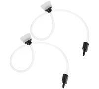 Homoyoyo Tube Flexible de Rechange pour Machine à Sceller sous Vide 2 Pièces Connecteur D’Aspiration pour Accessoires de Mise sous Vide Compatible la Cuisine Prolongateur D’Étanchéité