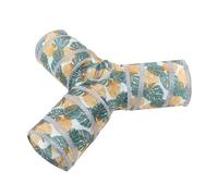 Homoyoyo Tunnel Léger pour Animaux de Compagnie Pliable en Polyester Trois Passages pour Lapins et Cochons d'Inde, pour Jouer la Maison