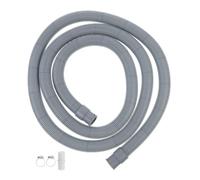 Homoyoyo Tuyau de Vidange Flexible pour Machine à Laver avec Raccord Étanche et Colliers de Serrage Extension pour Évacuation Eau sans Fuite