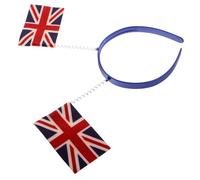 Homoyoyo Uk National Flag Headband Spring Hair Accessory For Women And British Cultural Pride For Costume Parties Festivals Football Fans And Holiday Celebrations
