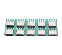 Homoyoyo USB C Connector 10pcs USB C PCB Converter Board 3.1 Type C Female Connector Board for Data Cable Transmission and Enhanced Stability on Circuit Boards