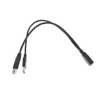 Homoyoyo USB y Splitter Adaptateur Power Splitter Male vers Female pour Dispositifs USB Rallonge pour Disques Durs Mobiles Et Accessoires Informatiques