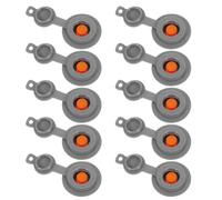 Homoyoyo Valve d'air de Remplacement en TPU pour Coussin Gonflable - Lot de 10 Pièces Étanches, Bouchon pour Oreiller de Voyage, Accessoire pour Coussin de Camping et Flotteur Annulaire
