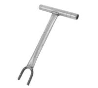 Homoyoyo Valve Shut Off Tool Long Shaped Clamp Extended Water Pipe Wrench For Deeply Buried Valves Ergonomic Non Slip Handle For Home Plumbing Maintenance