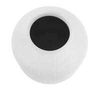 Homoyoyo Vase Décoratif Minimaliste en Fer Forgé Blanc Mat Pot à Fleurs de Table 21w102 pour Arrangements Floraux, Support Ornemental Polyvalent pour Salon, Bureau et Décoration Intérieure