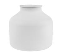 Homoyoyo Vase Décoratif Moderne en Fer Forgé Blanc, Pot de Fleurs Minimaliste pour Fleurs Séchées, Jardinière Vintage pour Centre de Table, Décoration Intérieure Maison et Bureau