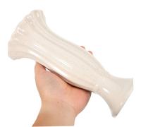 Homoyoyo Vase Funéraire Céramique pour Fleurs de Tombe Pot Décoratif pour Cimetière Urne Mémoriale Style Colonne Romaine pour Commémoration
