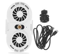 Homoyoyo Ventilateur Portable Pour Smartphone Avec Double Ventilateurs Silencieux Refroidisseur De Téléphone à Semiconducteurs Compatible Avec Les Smartphones Pour Gaming Et Streaming