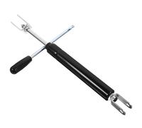 Homoyoyo Vérin à Gaz 350N pour Chaise de Salon Tige de Fixation 370Mm Course 8Cm Remplacement Pompe Fauteuil Barbier Robuste Accessoire Réglable pour Chaise de Bureau et Fauteuil