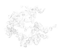 Homoyoyo Verre Pilé à Clous Pour Nail Art Diy 200g Éclats De Verre Cassé Irrégulier Transparent Décoration Ongles Manucure Accessoire Usage Maison