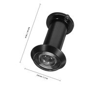 Homoyoyo Visionneuse de Porte Anti-effraction Angle Alliage de Zinc avec Couvercle de Confidentialité Œilleton pour Sécurité Résidentielle