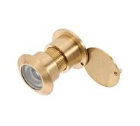 Homoyoyo Visionneuse de Porte Laiton avec Lentille Optique HD et Couvercle Rotatif Anti-effraction pour Porte Entrée Sécurité Renforcée pour Appartement et Maison Finition Dorée