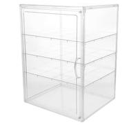 Homoyoyo Vitrine Pâtisserie Transparente Réglable avec Couvercle Boîte de Stockage et Gâteaux pour Comptoir Cuisine Protection la Poussière et Fraîcheur