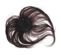 Homoyoyo Wiglet Naturel à Clip Couvre Cheveux Cheveux Blancs Postiche sans Traces Volume Élégant Facile à Poser Foncé