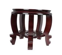 Homoyoyo Wooden Fish Tank Base Pedestal Diameter Height High Stand for Turtle Aquarium Décor and Home Display