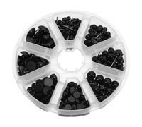 Homoyoyo Yeux de Sécurité pour Poupées DIY avec Rondelles Yeux Plats Plastique pour Crochet et Feutrage à Aiguille pour Création Animaux Peluche et Loisirs Créatifs