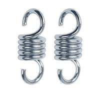 HOMPER 2 pièces Crochets de Suspension 317,5 Kilogram Poids Ressort de Hamac Supporté Chaise à Ressort pour Chaises de Porche Balançoires à Suspendre
