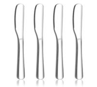 HOMQUEN Couteau à Beurre en Acier Inoxydable, Couteau D'application au Beurre, Couteaux à Beurre, Couteaux à épandeur de Beurre Pour la Cuisine Restaurant Party, Gadgets de Cuisine, 4 Pièces