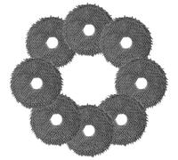 Homruich 8 pièces d'accessoires Toilettes d'aspiration pour iRobot Roomba Plus 505 Combo Robot/405 Combo Robot Robot, Accessoires réutilisables et lavables
