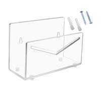 HOMSFOU 1 Ensemble Appareil de Stockage de Clip de Lettre détenteur de Document Rester étagère organisateurs Papeterie Organisateur d'enveloppes Support de Livre pour l'école Acrylique