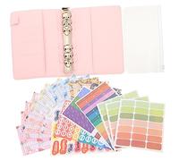 HOMSFOU 1 Ensemble Carnet de Budget Portable avec Feuilles de Financier Pratique pour des Dépenses et Organisation Cahier Décoratif Multifonctionnel pour Maison Bureau et École