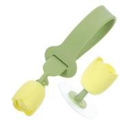 HOMSFOU 1 ensemble de siège de toilette en silicone avec poignée de levage portable avec ventouse pour une ouverture facile du couvercle, accessoire de salle de bain pour une utilisation propre et