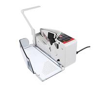 HOMSFOU 1 ensemble Mini Machine de Comptage de Billets Portable Compteur de Caisse Électrique pour Bureau École Magasin Alimentation USB ou Piles Design Compact et