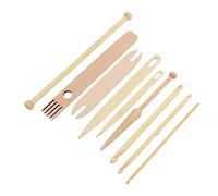 HOMSFOU 1 Ensemble Outils de Tissage Kit de Tricotage Fait Main avec Aiguilles et Tige de Suspension Parfait pour Tapisserie DIY